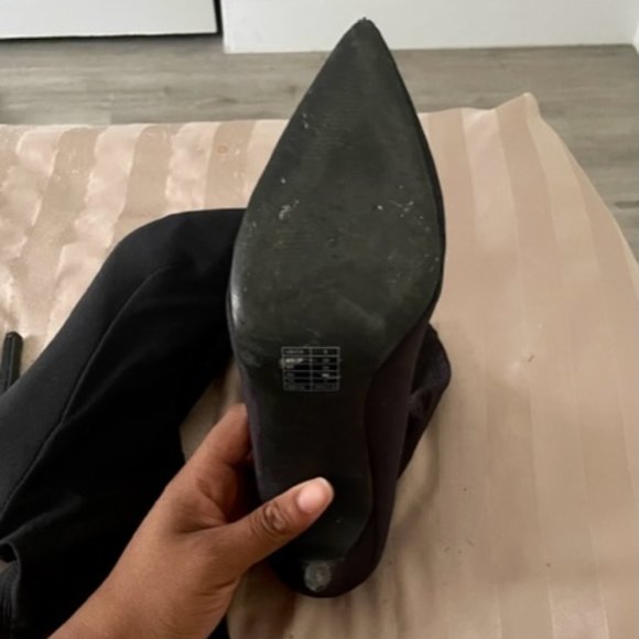 Black Sock Booties - Picture 2 of 2